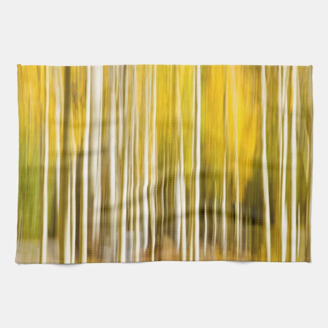Abstract Aspen's Tea Towel (Horizontal)