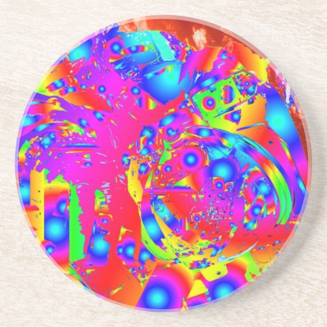 Abstract Astronaut Coaster (Front)