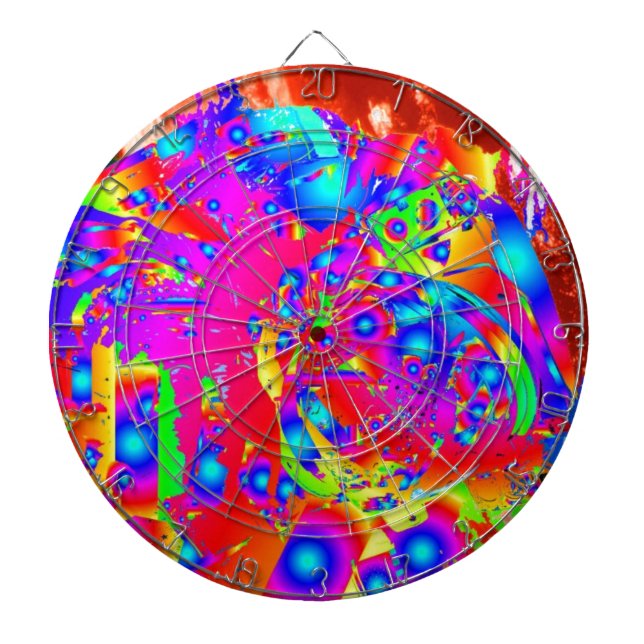 Abstract Astronaut Dartboard (Front)