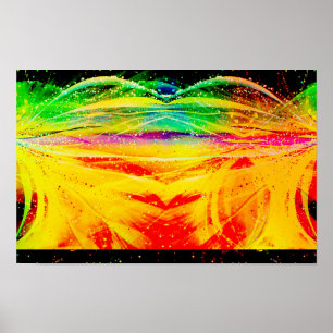 Abstract Astronomical Spider Canvas Print