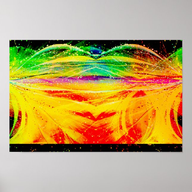 Abstract Astronomical Spider Canvas Print (Front)