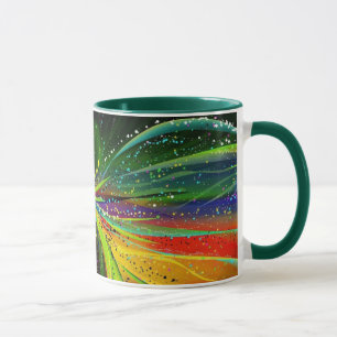 Abstract Astronomical Spider Ceramic Mug