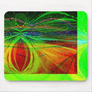 Abstract Astronomical Spider Mouse Pad