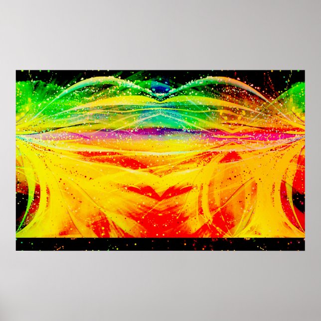 Abstract Astronomical Spider Poster (Front)