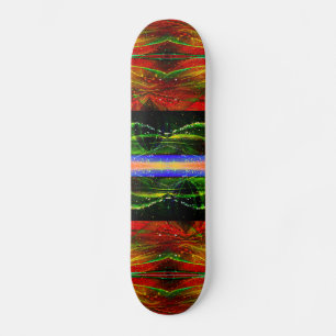 Abstract Astronomical Spider Skateboard Deck