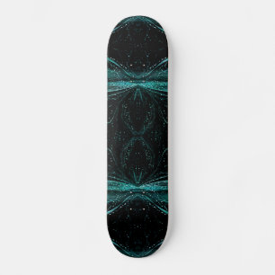 Abstract Astronomical Spider Skateboard Deck