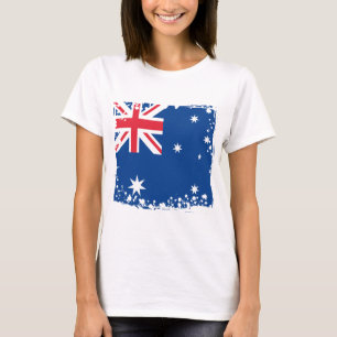 Abstract Australia Flag, Australian Colours T-Shirt