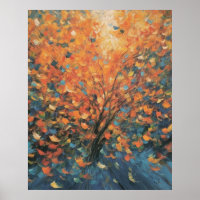 Abstract Autumn Breeze Fine Art