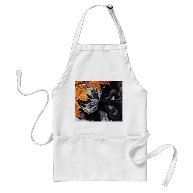 Abstract Autumn Leaf Design Standard Apron (Front)
