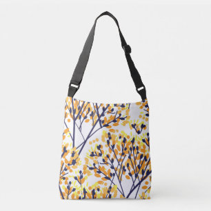 Abstract Autumn Tree Modern Pattern Crossbody Bag