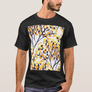 Abstract Autumn Tree Modern Pattern T-Shirt