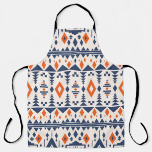 Abstract Aztec geometric, seamless pattern. Apron