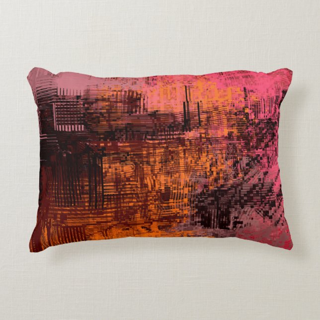 Abstract background art. 2d illustration image. Ex Decorative Cushion (Front)