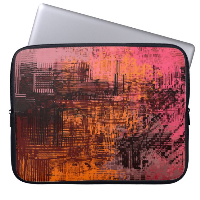 Abstract background art. 2d illustration image. Ex Laptop Sleeve (Front)