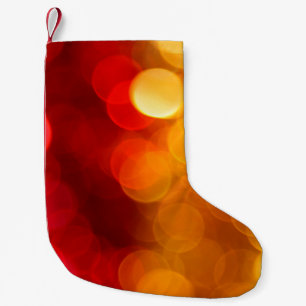Abstract background blur small christmas stocking