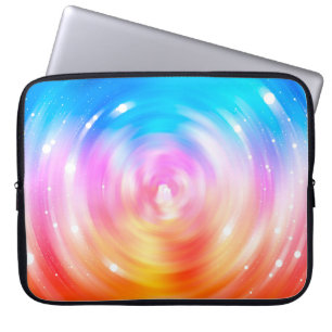abstract background. brilliant circles background laptop sleeve