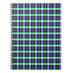 abstract background, coloured tartan pattern, mode notebook