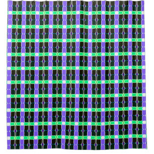 abstract background, coloured tartan pattern, mode shower curtain