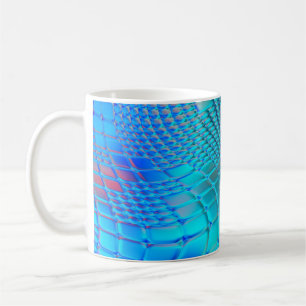 Abstract background. Colourful wavy design wallpap Coffee Mug