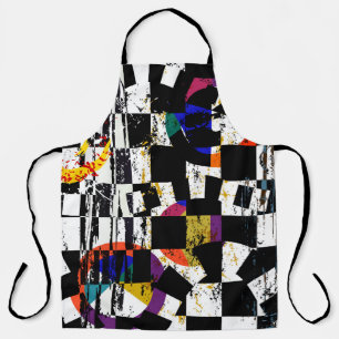 abstract background composition, with strokes, spl apron