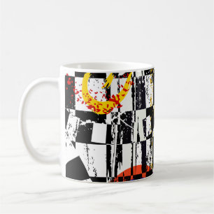 abstract background composition, with strokes, spl coffee mug