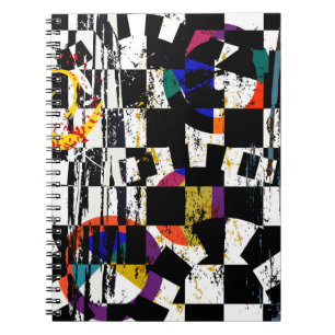 abstract background composition, with strokes, spl notebook