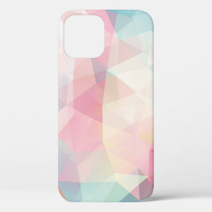 abstract background consisting of trianglesbackgro iPhone 12 case
