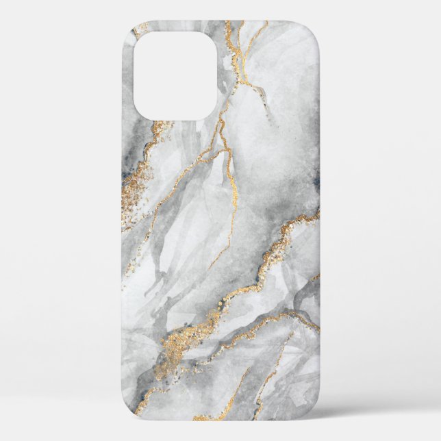abstract background, creative texture of white mar Case-Mate iPhone case (Back)