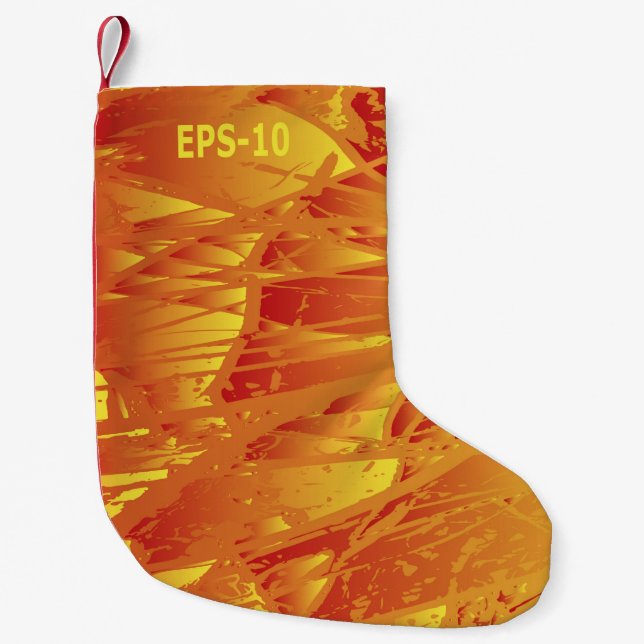 Abstract background. Creative vintage background.  Small Christmas Stocking (Front)
