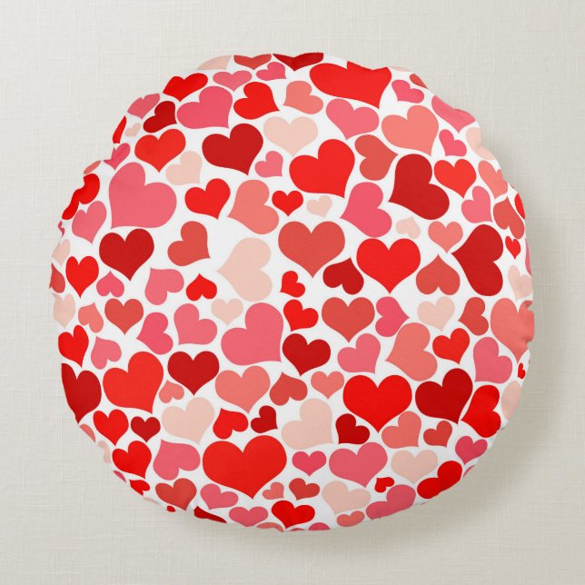 Abstract background decoration round cushion (Front)