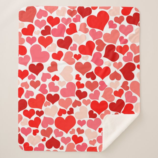 Abstract background decoration sherpa blanket (Front)