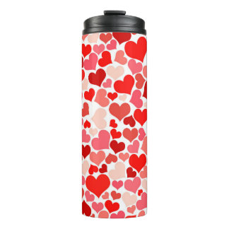 Abstract background decoration thermal tumbler