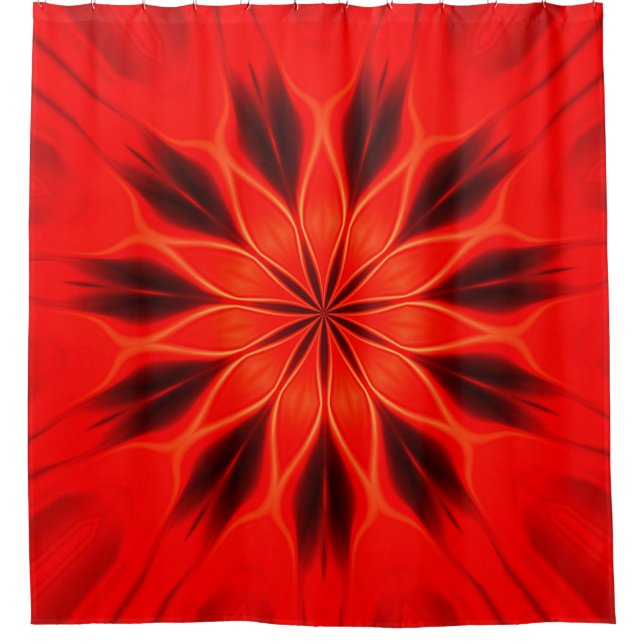 Abstract background. Geometric oriental kaleidosco Shower Curtain (Front)