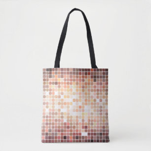 abstract background. gold mosaic. illustration dig tote bag