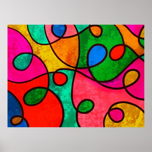 Abstract background graphic design poster (Front)