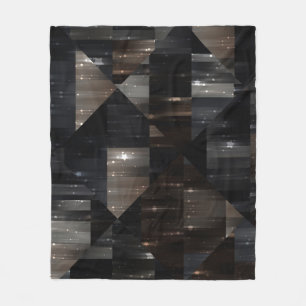 abstract background. grey mosaic illustration digi fleece blanket