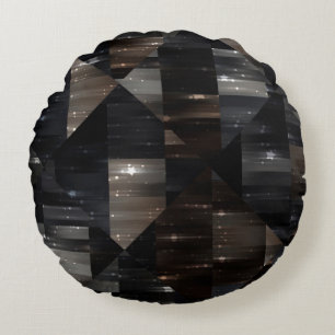 abstract background. grey mosaic illustration digi round cushion