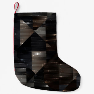abstract background. grey mosaic illustration digi small christmas stocking