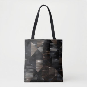 abstract background. grey mosaic illustration digi tote bag