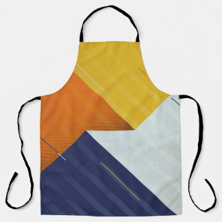  Abstract Background. Grunge texture. Triangle geo Apron