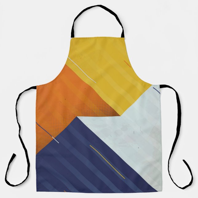  Abstract Background. Grunge texture. Triangle geo Apron (Front)