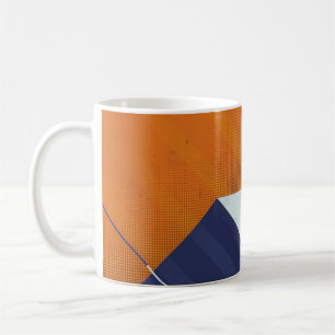  Abstract Background. Grunge texture. Triangle geo Coffee Mug