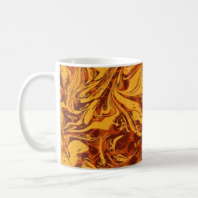 Abstract Background Grunge Vintage Texture Graphic Coffee Mug (Left)
