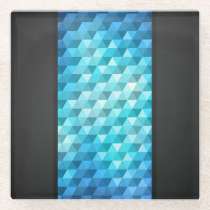 Abstract background made of mosaic pattern glass coaster