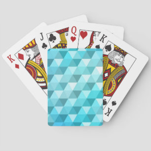 Abstract background made of mosaic pattern playing cards