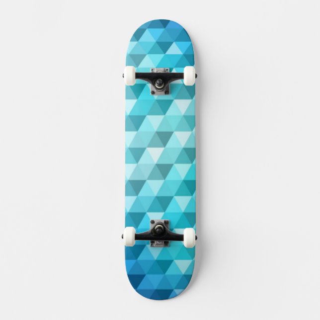 Abstract background made of mosaic pattern skateboard (Front)