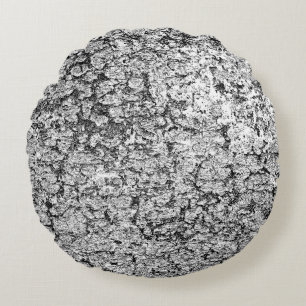 Abstract background. Monochrome texture. Image inc Round Cushion