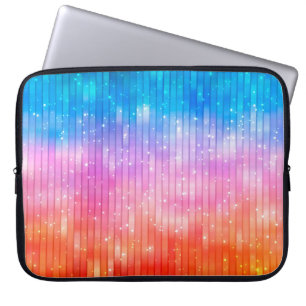 Abstract background. multicolored shiny background laptop sleeve