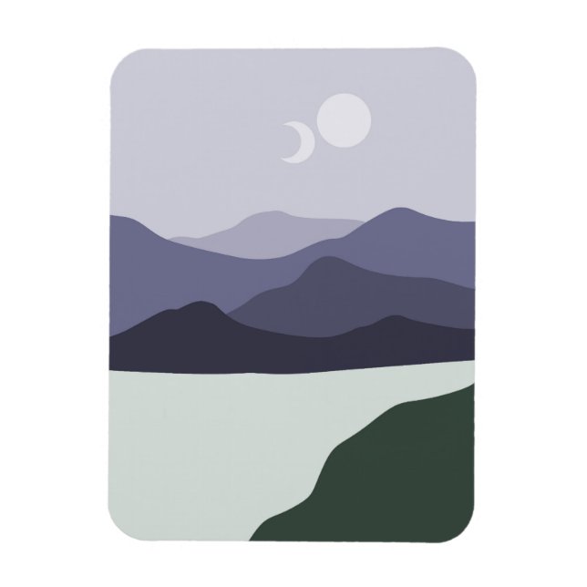 Abstract background painting magnet (Vertical)