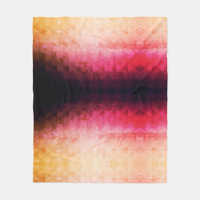 Abstract Background Personalised Fleece Blanket (Front)